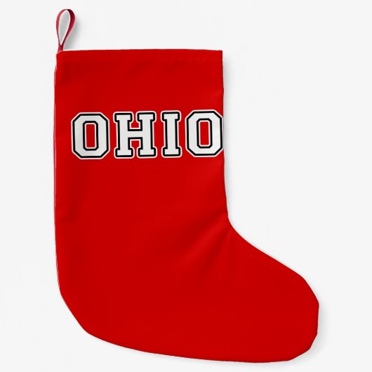 Petite Chaussette De Noël Ohio (Devant)