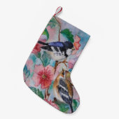Petite Chaussette De Noël Oiseaux mignons Stocking de Noël (Devant (Accrochage))