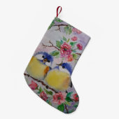 Petite Chaussette De Noël Oiseaux mignons Stocking de Noël (Devant (Accrochage))