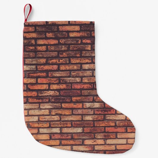 Petite Chaussette De Noël old brick wall texture backgroundbackground,hipste (Devant)