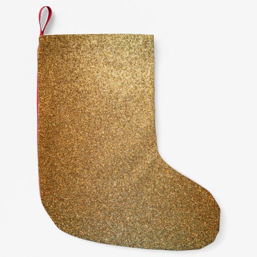 Petite Chaussette De Noël or Arrière - plan texture mignonne (Devant)