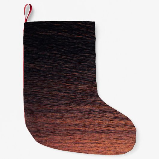 Petite Chaussette De Noël Orange (Devant)