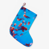 PETITE CHAUSSETTE DE NOËL ORANGE JELLY FISH (Devant (Accrochage))