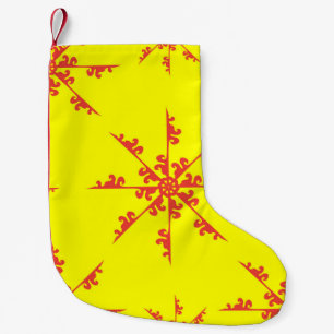 Petite Chaussette De Noël Ornament Swirl Pattern vintage illustrationabstrac