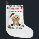 Petite Chaussette De Noël Otter Noël Neige Animaux d'hiver Otter<br><div class="desc">La loutre à Noël avec des lumières de fées. Animaux amusants avec des cadeaux et de la neige pour les vacances. Aussi drôle pour noël en juillet. Les loutres sont des animaux mignons et parfaits pour Noël.</div>