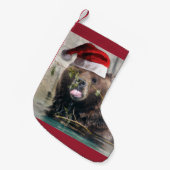 Petite Chaussette De Noël Ours Brown Noël (Devant (Accrochage))