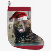 Petite Chaussette De Noël Ours Brown Noël (Devant)
