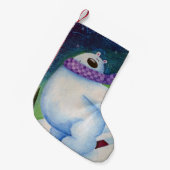 Petite Chaussette De Noël Ours polaire (Devant (Accrochage))
