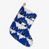 Petite Chaussette De Noël Ours polaire sur Iceberg Motif sans couture. (Devant (Accrochage))