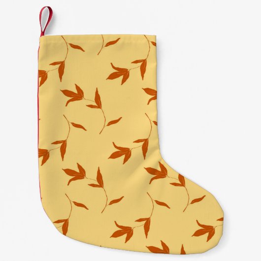Petite Chaussette De Noël Page Couleur des fleurs (Devant)