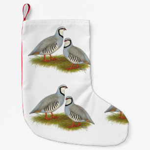 Petite Chaussette De Noël Paire de perdrix de Chukar