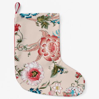Petite Chaussette De Noël Paisley classique et motif de dentelle fine, Pat p