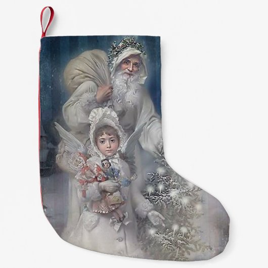 Petite Chaussette De Noël Paix sur Terre (Devant)