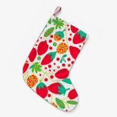 Petite Chaussette De Noël Palette de fruits Vivid Motif (Devant (Accrochage))
