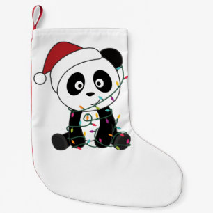 Petite Chaussette De Noël Panda Noël Neige Hiver Animaux Pandas Adulte C
