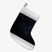 Petite Chaussette De Noël Panneau tableau noir (Devant (Accrochage))