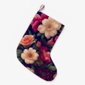Petite Chaussette De Noël Papier peint à motifs floraux (Devant (Accrochage))