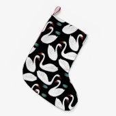 Petite Chaussette De Noël Papier peint blanc Swans Lake (Devant (Accrochage))