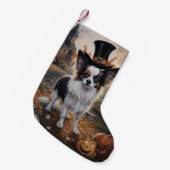 Petite Chaussette De Noël Papillon Citrouille Halloween effroi (Devant (Accrochage))