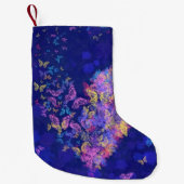 Petite Chaussette De Noël Papillons de coeur Noël Stocker (Devant)