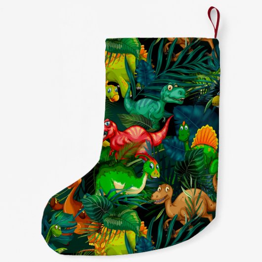 Petite Chaussette De Noël Parc Dinosaur (Dos)