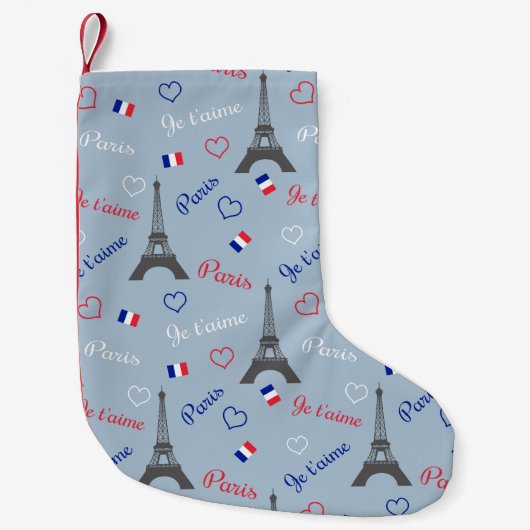 Petite Chaussette De Noël Paris (Devant)