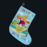 PETITE CHAUSSETTE DE NOËL PARROTS<br><div class="desc">Belle conception de perroquets</div>