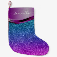 Parties scintillant look Bright Purple Nom personn