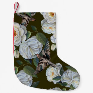 Petite Chaussette De Noël Pastel rose, mariage sans couture fleurie.