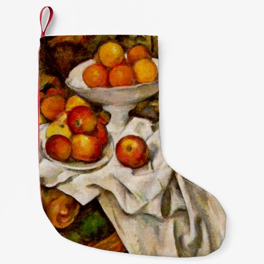 Petite Chaussette De Noël Paul Cezanne Pomples Oranges Impressionnisme (Devant)