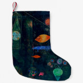 Petite Chaussette De Noël Paul Klee Fish Magic Peinture Abstraite Art graphi (Devant)
