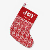 Petite Chaussette De Noël Paws | Animal (Devant (Accrochage))