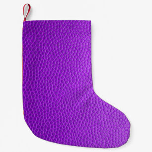Petite Chaussette De Noël Peau de peau pourpre texture peau