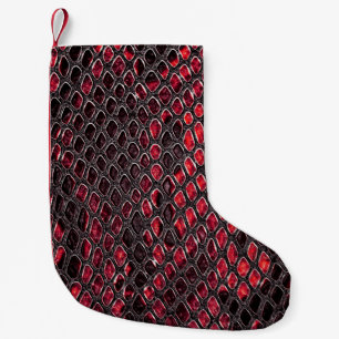 Petite Chaussette De Noël Peau de serpent : arrière - plan abstrait.
