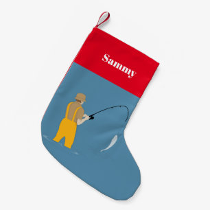 Petite Chaussette De Noël Pêche