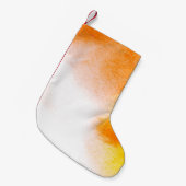Petite Chaussette De Noël peinture Abstraite aquarelle de luxe fluide art. h (Devant (Accrochage))