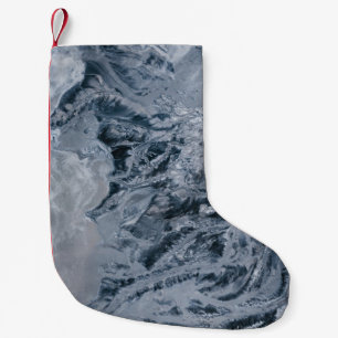 Petite Chaussette De Noël Peinture abstraite grise