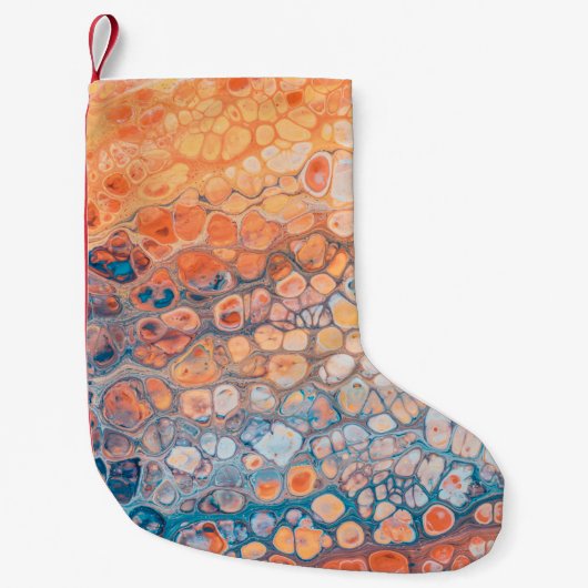 Petite Chaussette De Noël Peinture acrylique (Devant)