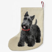 Petite Chaussette De Noël Peinture écossaise Terrier - Cute Original Chien A (Dos)
