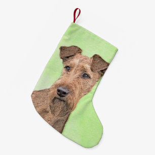 Petite Chaussette De Noël Peinture Irlandaise Terrier - Cute Original Chien 