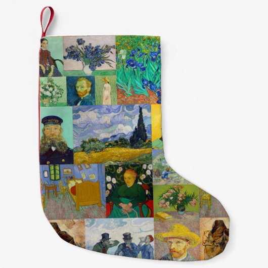 Petite Chaussette De Noël Peintures de Vincent van Gogh (Devant)