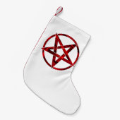 Petite Chaussette De Noël Pentagram Red Devil (Devant (Accrochage))