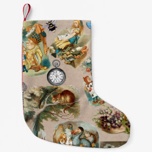 Petite Chaussette De Noël Pépinière Alice Colorée Classique des années 1800 