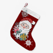 Petite Chaussette De Noël Père Noël (Devant (Accrochage))