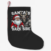Petite Chaussette De Noël Père Noël Dark Side Christmas Evil Krampus (Devant)