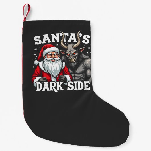 Petite Chaussette De Noël Père Noël Dark Side Christmas Evil Krampus (Devant)