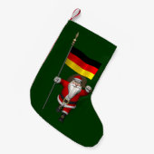 Petite Chaussette De Noël Père Noël Patriotique Avec L'Ensigne D'Allemagne (Devant (Accrochage))