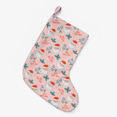 Petite Chaussette De Noël Père Noël tout sur imprimer Collection Joyful Grem (Devant (Accrochage))