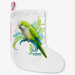 Petite Chaussette De Noël Perroquet de Green Quaker