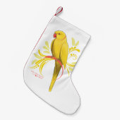 Petite Chaussette De Noël Perroquet indien Ringneck (Devant (Accrochage))